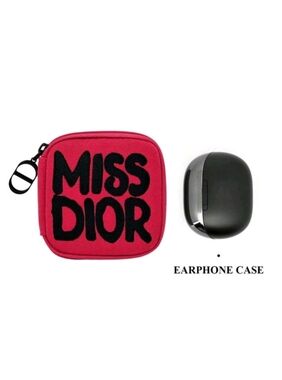 Miss Dior Hot Pink Earphone Case Storage Case